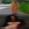 Woman looking loving couple