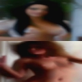 Nude wife kitchen