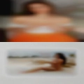 Physically fit naked woman