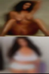 Couple looking submissive